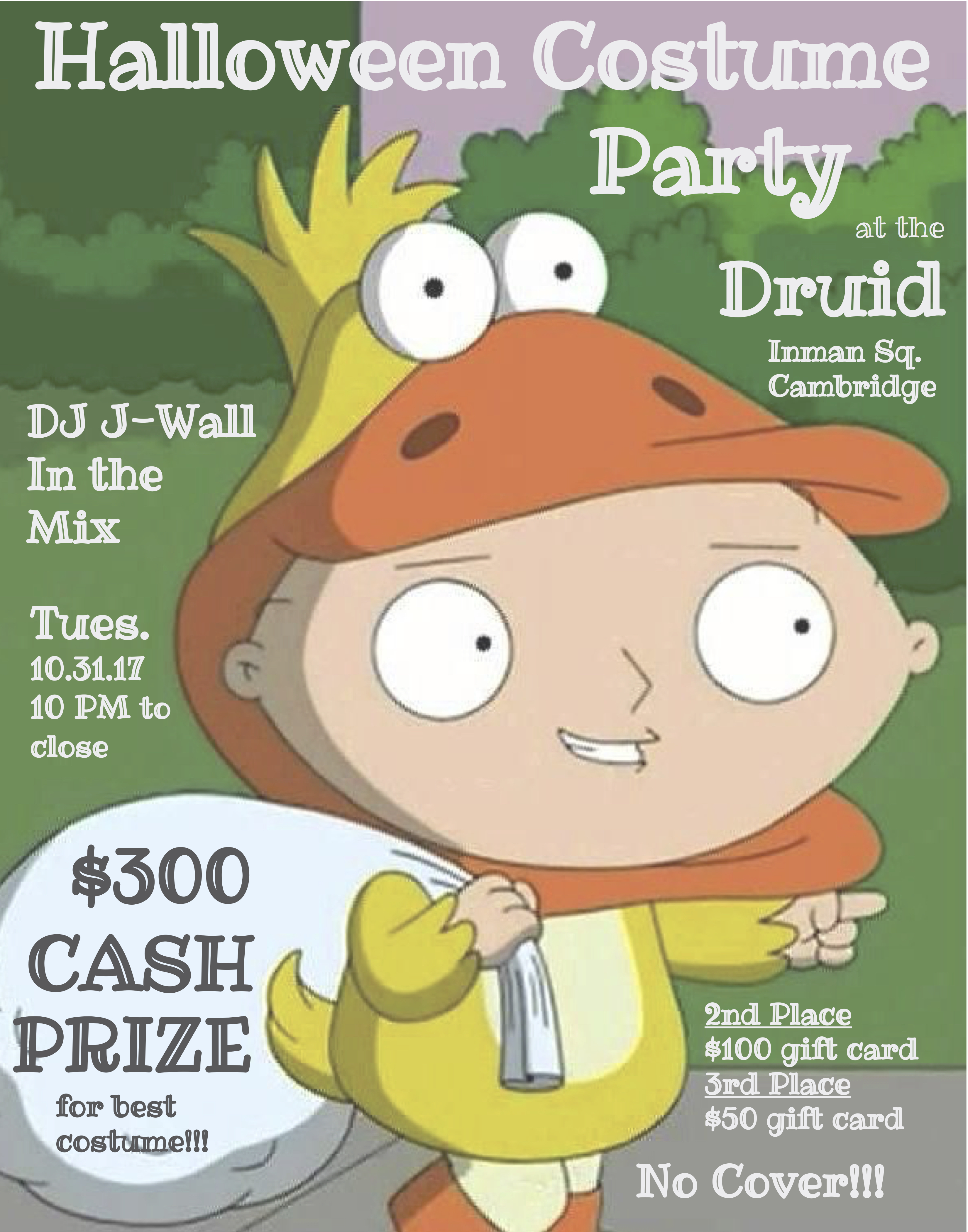 GIGS: The annual Druid Halloween Party returns on 10/31